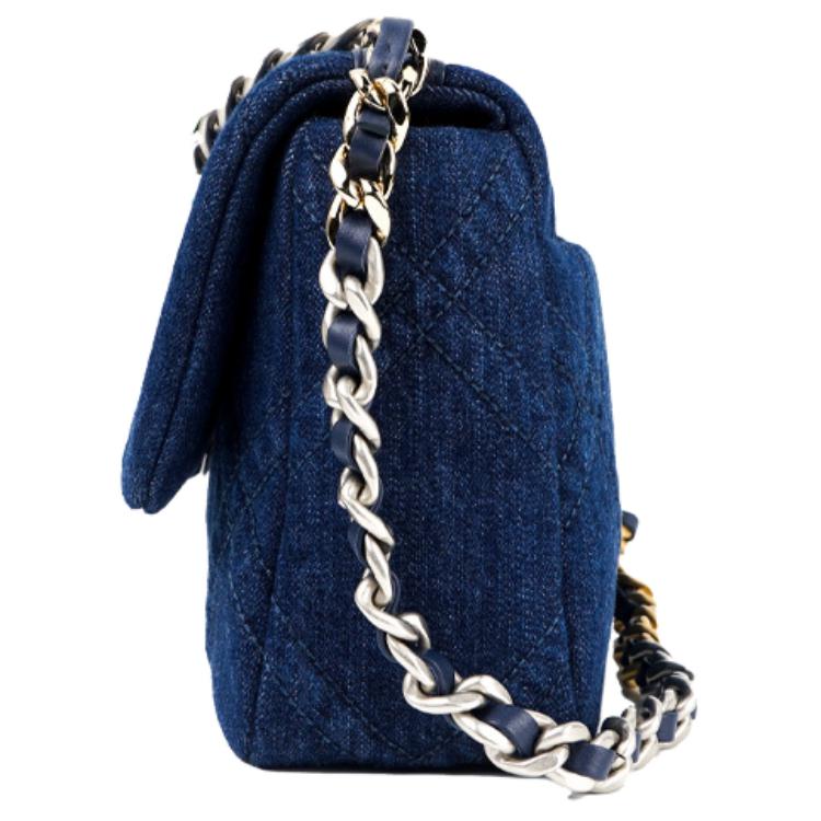 Сумка Chanel 19Bag (темно-синий) — фото 3
