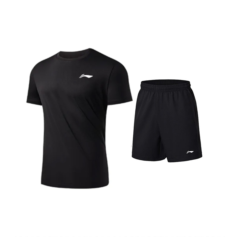 Li Ning Basketball Suit Unisex Black