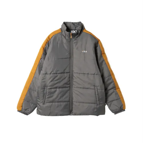FILA Jackets Unisex Gray Stand Collar Moderate Other