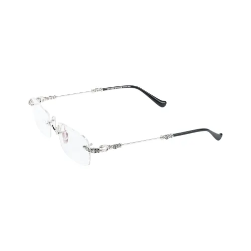 Chrome Hearts Rectangular Eyeglass Frames Men's Silver