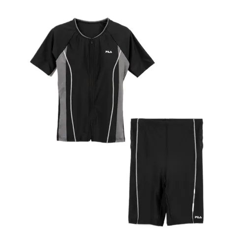 FILA Swimsuit Sets Unisex Black Moderate