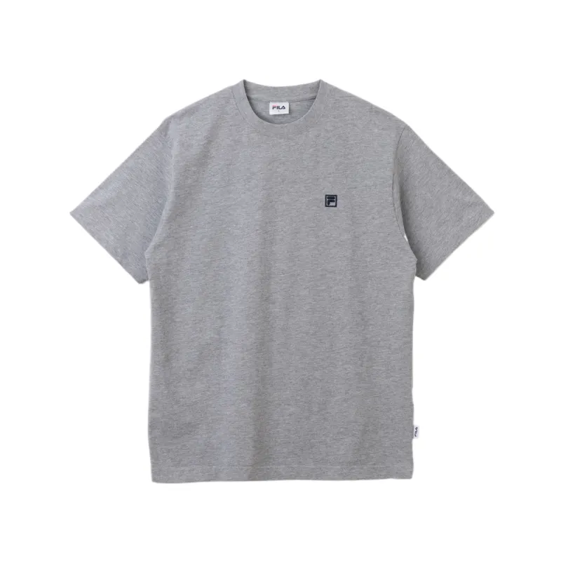 FILA T Shirts Men's Gray Crew Neck Moderate