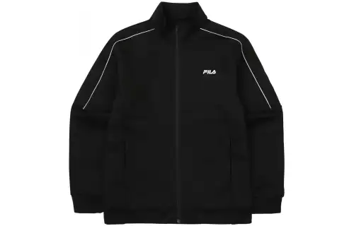 FILA Jackets Men's Black Stand Collar Moderate Other
