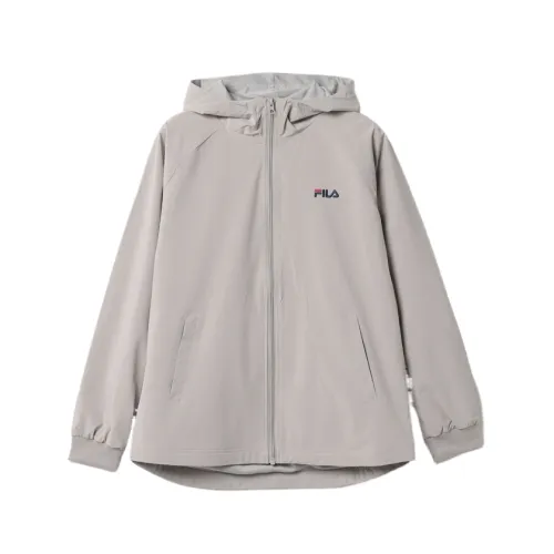 FILA Jackets Women's Gray Hooded Moderate Other