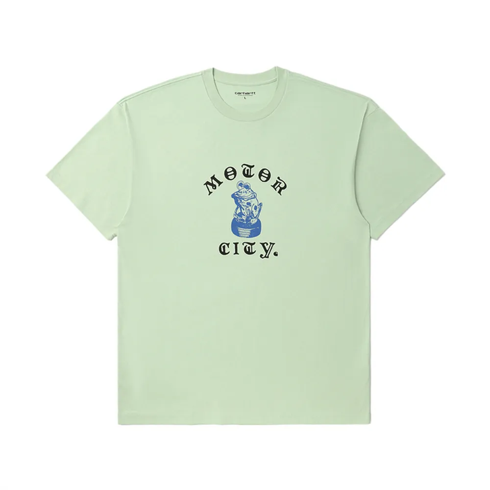 Carhartt WIP T-Shirts Men's GRL/Green Crew Neck Moderate