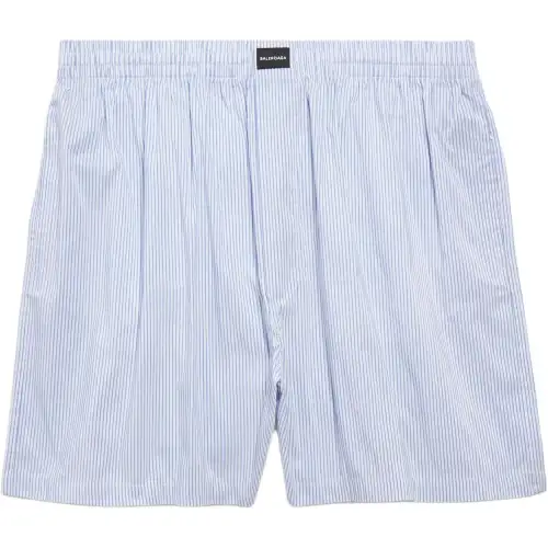 Balenciaga Stripes Boxer Swim Shorts