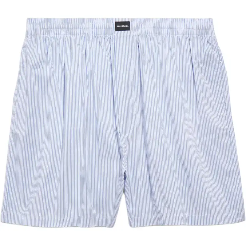Balenciaga Stripes Boxer Swim Shorts