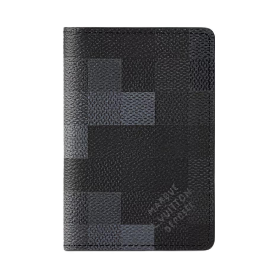 Мужской картхолдер Louis Vuitton Damoflage Black (черный)