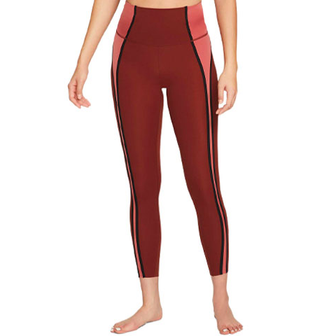 Женские штаны Nike Yoga Dri-FIT Luxe7/8 (красные)