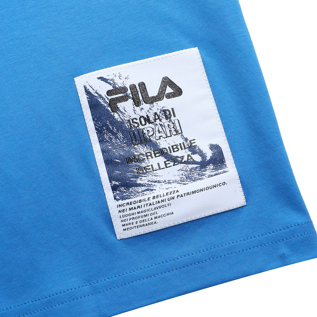 Мужская футболка Fila LOGO (синяя) — фото 3