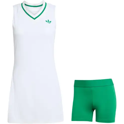 Adidas Originals sleeveless V-neck mini dress