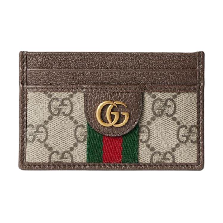 Мужской картхолдер Gucci Ophidia (бежево-коричневый)