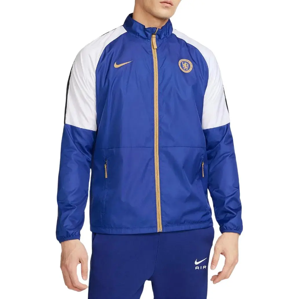 Nike Jackets Men's Blue Crew Neck Moderate Other