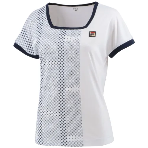 FILA Tennis Tops Women's White Moderate