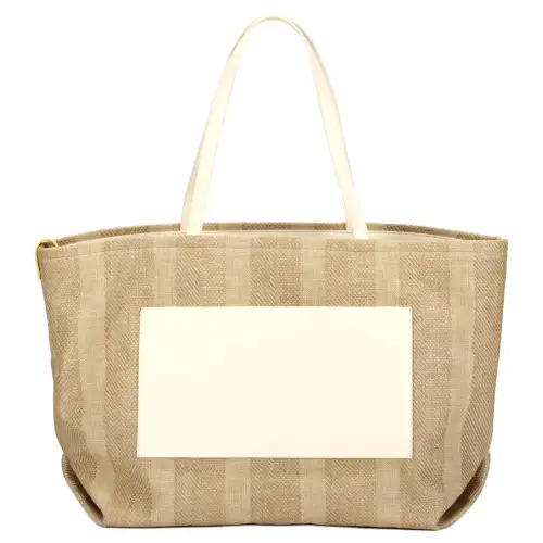 Loro Piana Cotton Shoulder Bag Women's Light Umber