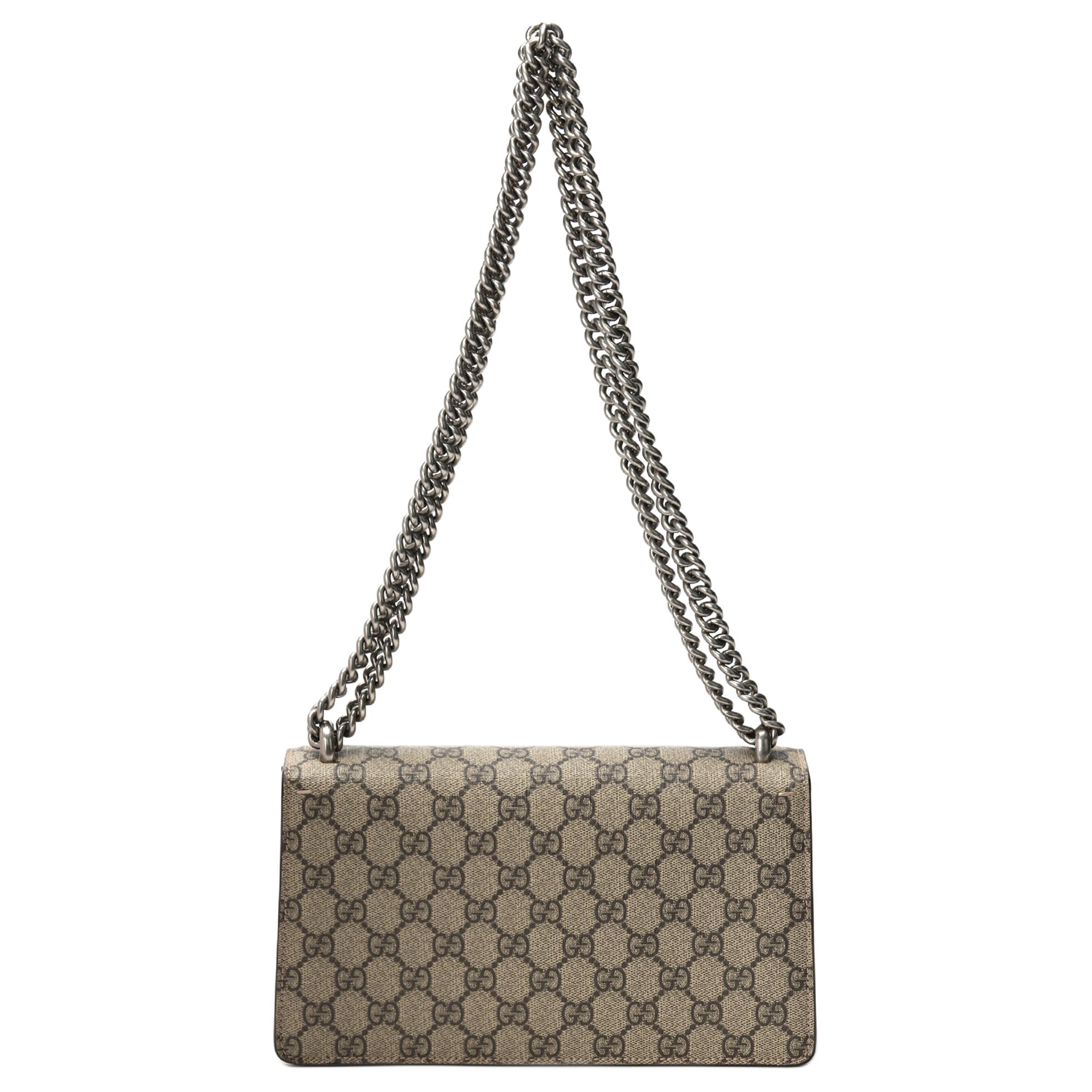 Женская сумка Gucci Dionysus (коричнево-бежевая) — фото 3
