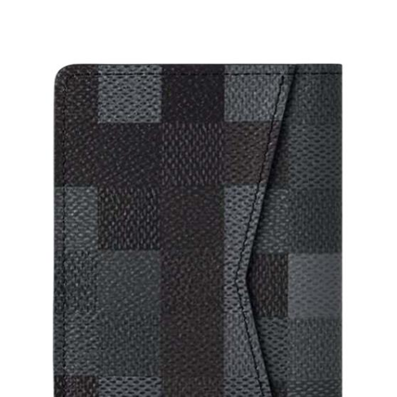 Мужской картхолдер Louis Vuitton Damoflage Black (черный) — фото 5