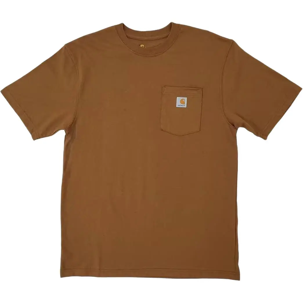 Carhartt K87 LOOSE FIT HEAVYWEIGHT SHORT SLEEVE T Shirt Men's Walnut Brown