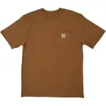 Carhartt K87 LOOSE FIT HEAVYWEIGHT SHORT SLEEVE T Shirt Men's Walnut Brown