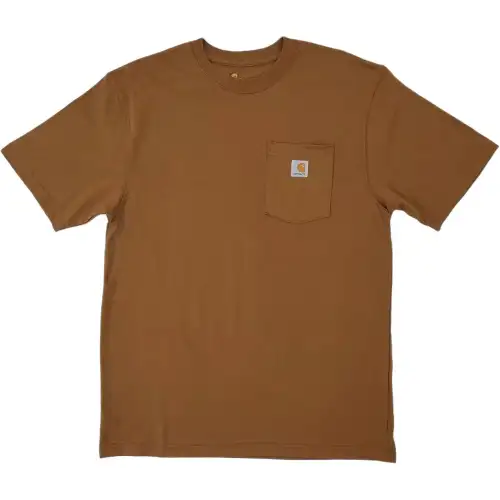Carhartt K87 LOOSE FIT HEAVYWEIGHT SHORT SLEEVE T Shirt Men's Walnut Brown