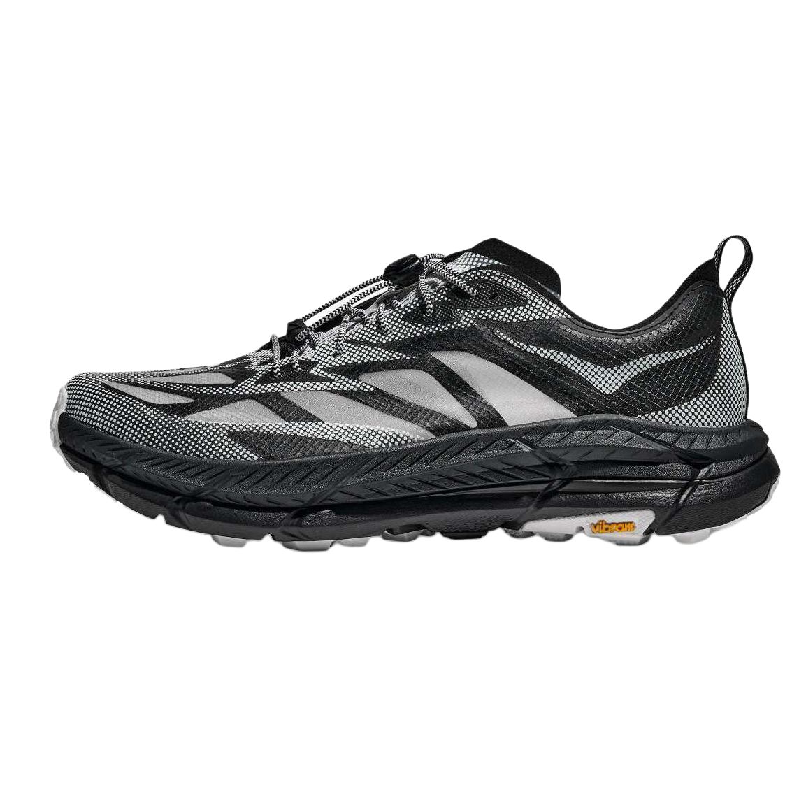 Кроссовки HOKA ONE ONE Mafate Speed 4 (серебристо-черные)
