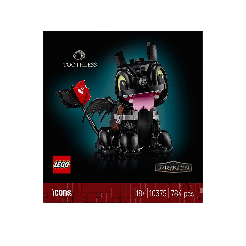 LEGO LEGO ICONS Series 10375 How to Train Your Dragon Toothless Building Blocks 784pcs 10375-LG