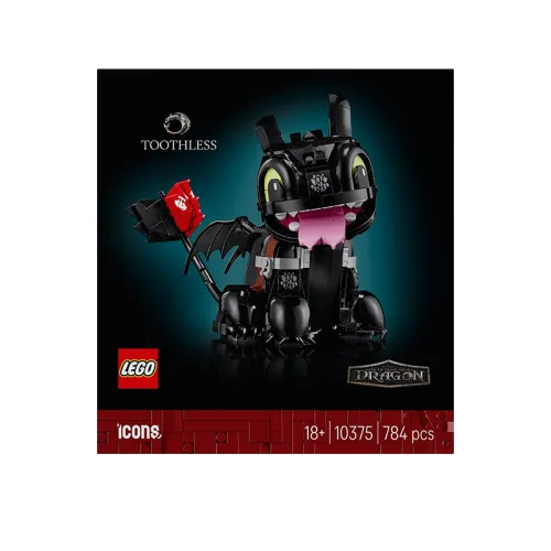 LEGO LEGO ICONS Series 10375 How to Train Your Dragon Toothless Building Blocks 784pcs 10375-LG