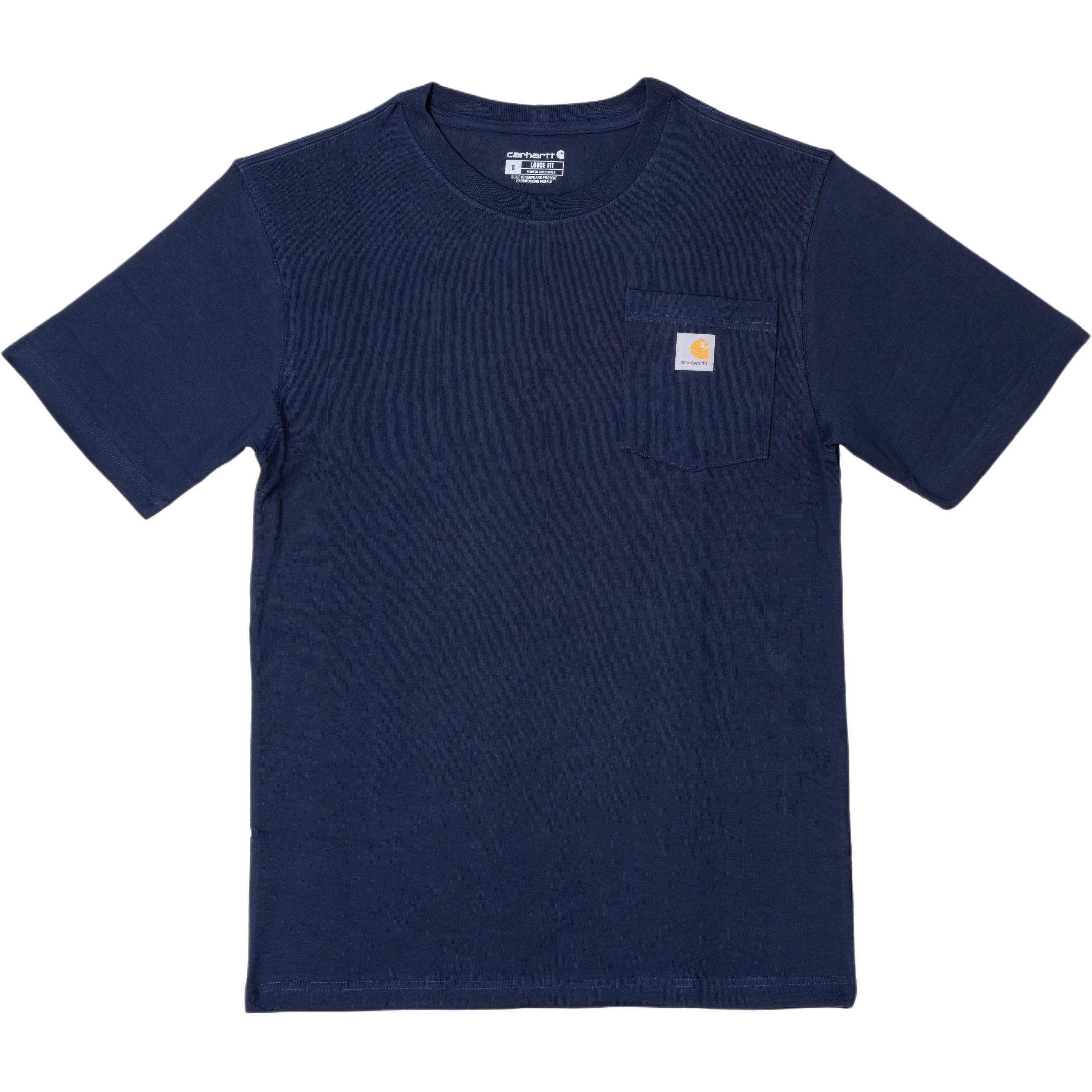 Футболка Carhartt K87 LOOSE FIT (темно-синяя)