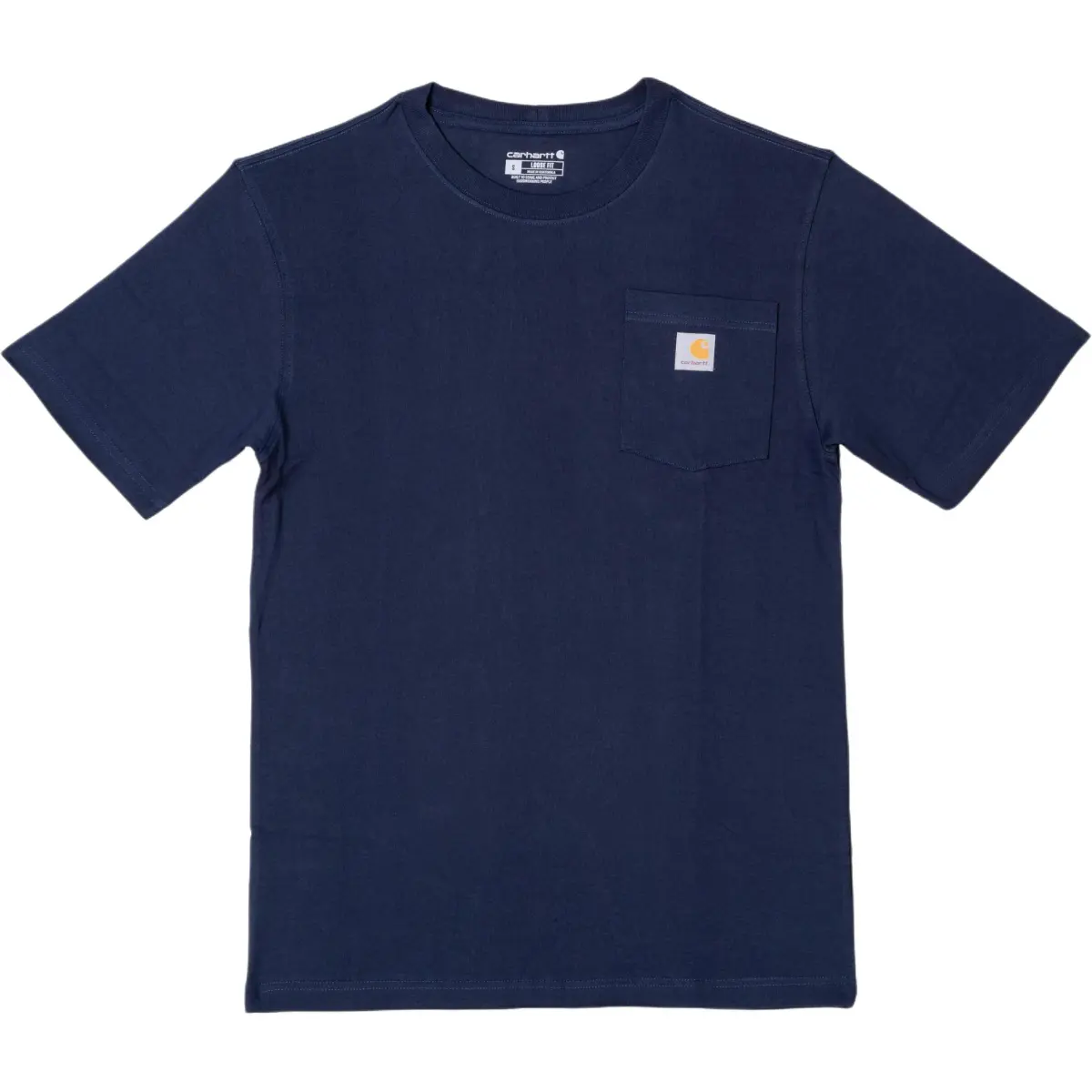 Carhartt K87 LOOSE FIT HEAVYWEIGHT SHORT SLEEVE POCKET T SHIRT T Shirt Unisex Dark Blue