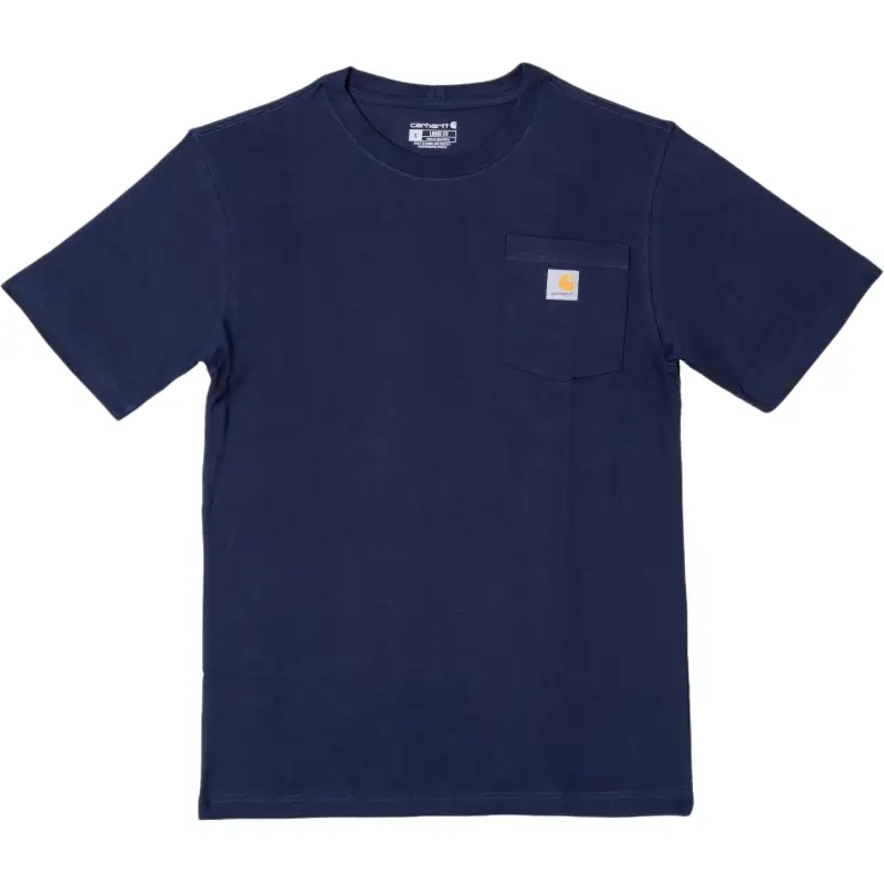 Carhartt K87 LOOSE FIT HEAVYWEIGHT SHORT SLEEVE POCKET T SHIRT T Shirt Unisex Dark Blue