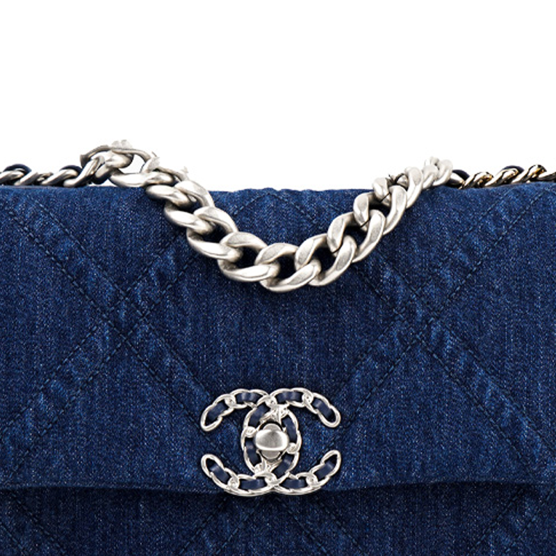 Сумка Chanel 19Bag (темно-синий) — фото 5