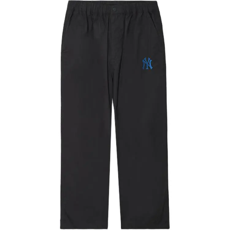 New Era Casual Pants Unisex 14529174 Black/New York Yankees Moderate Straight Fit Pants