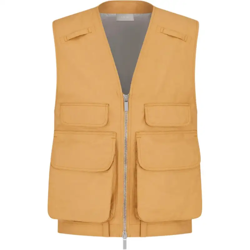 DIOR Homme V Neck Zipped Gilet