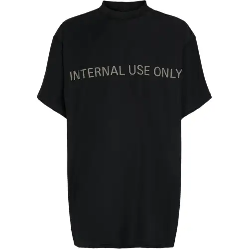 Balenciaga FW24 ‘Internal Use Only’ Inside-Out T-Shirt Black