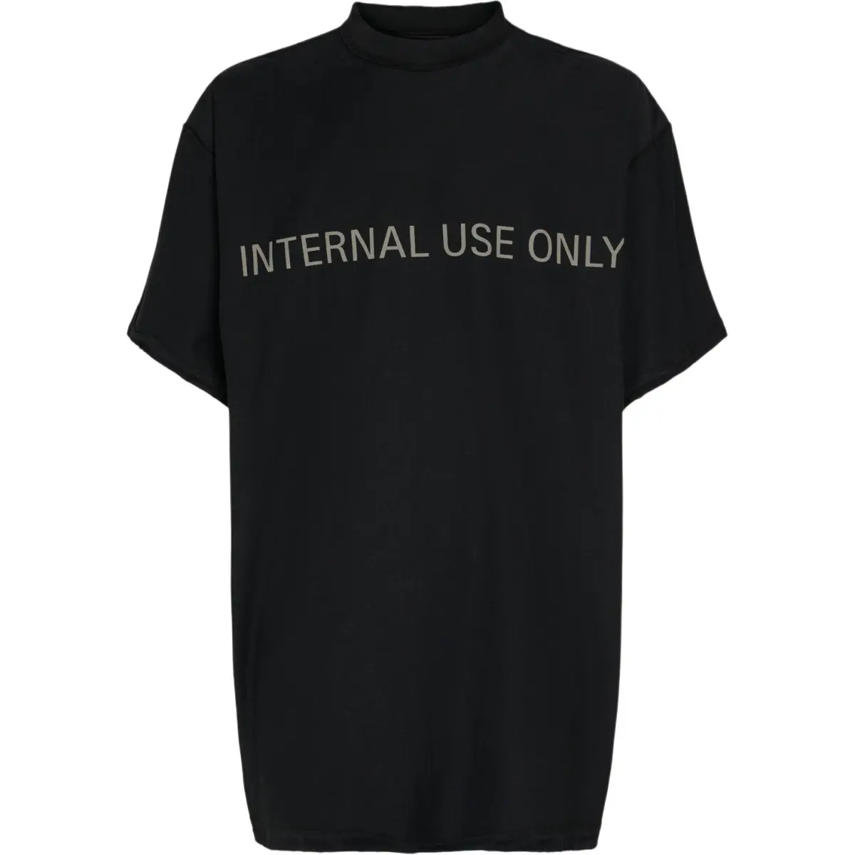 Balenciaga FW24 ‘Internal Use Only’ Inside-Out T-Shirt Black