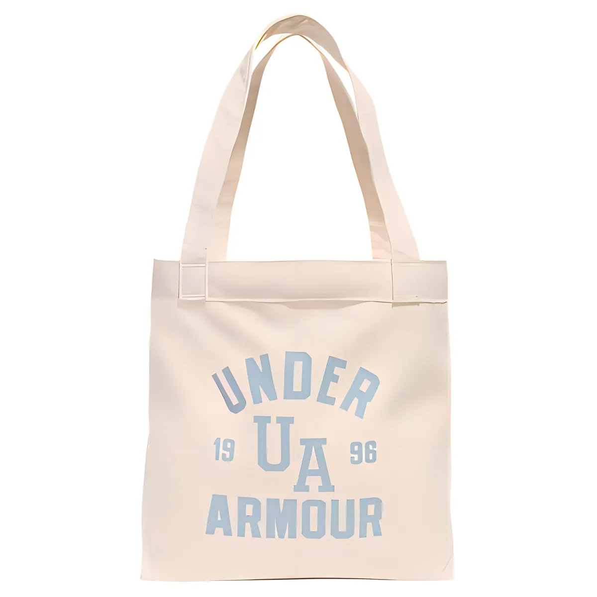Under Armour Under Armour Cotton Tote Bag, Shopping Bag, Handbag, Shoulder Bag Women's Beige & Light Blue