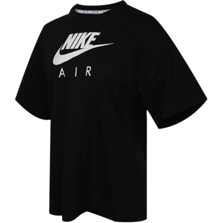 Nike Drop Shoulder Sleeve T Shirt Women's Black