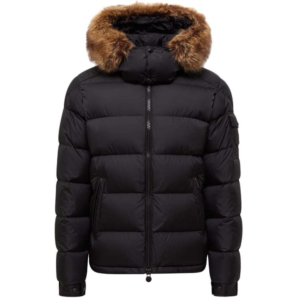 Мужская куртка Moncler Mayaf Hooded Short Down Jacket (черная)