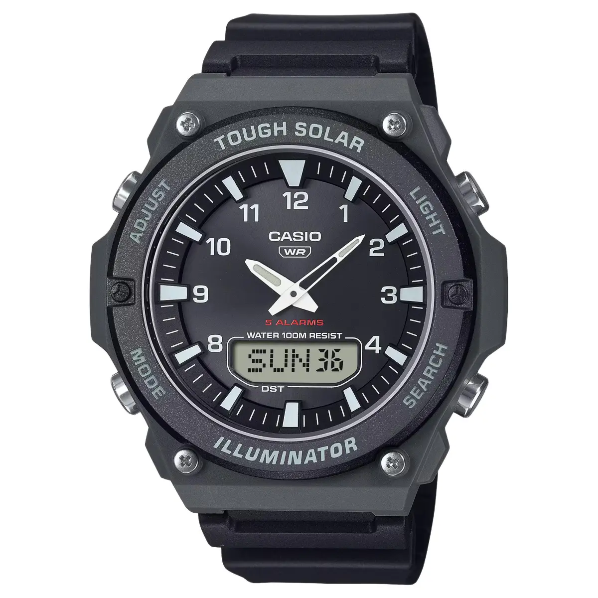 CASIO G SHOCK ['100', 301050]m Waterproof Solar Quartz Movement Resin Strap Watch Men's Watches