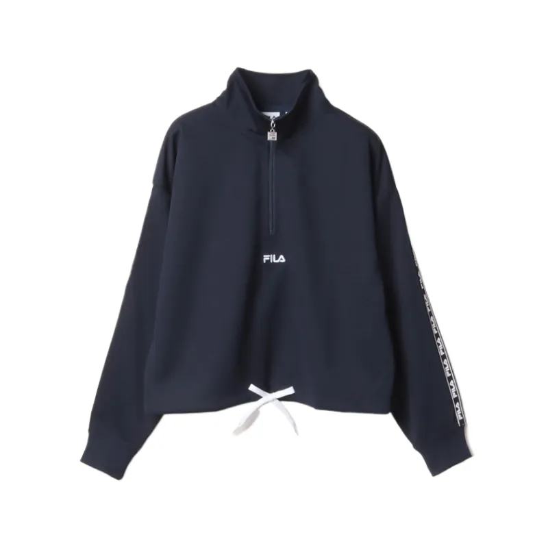 FILA Sweatshirts Women's Marine Blue Turtleneck Moderate