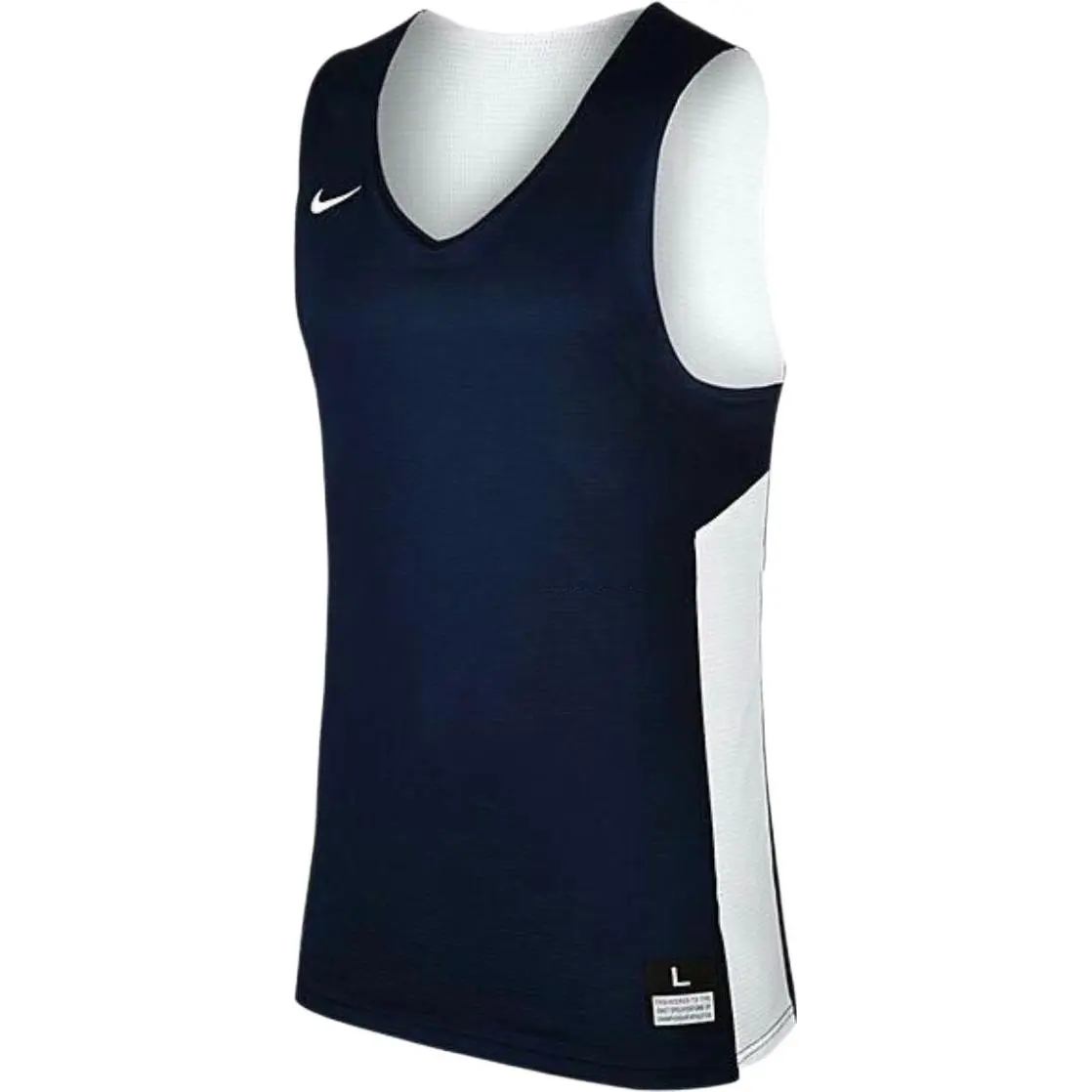 Nike Basketball Jerseys Men's Blue Moderate Straight Fit