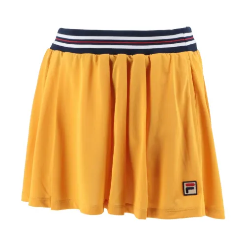 FILA Tennis Skirts Women's Yellow Moderate
