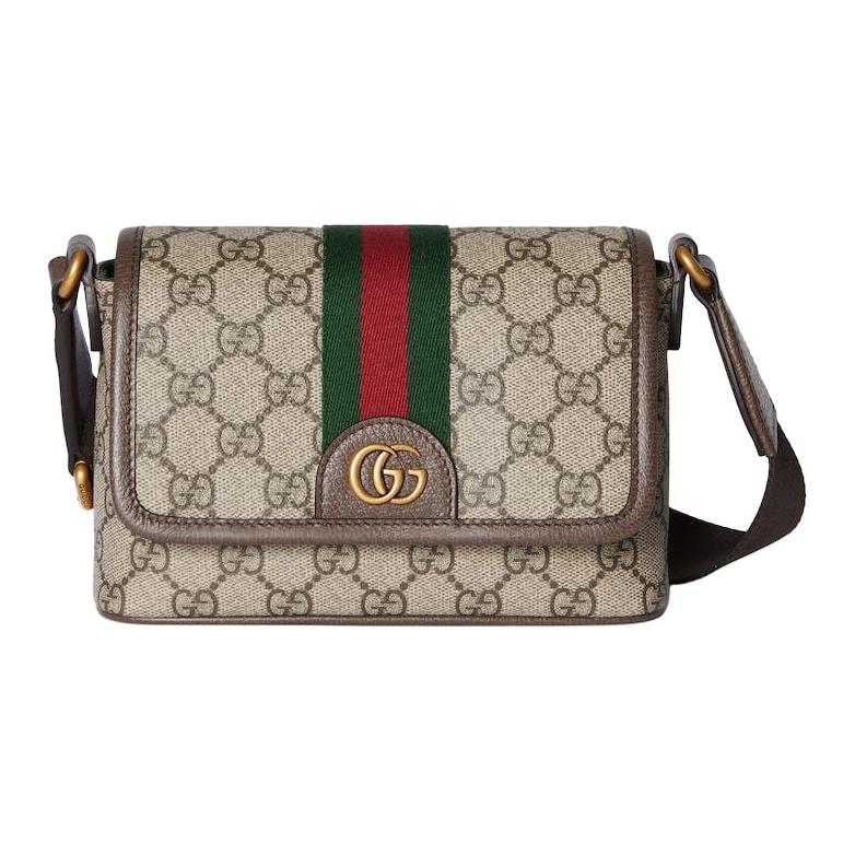 Мужская сумка Gucci Ophidia (бежево-коричневая)