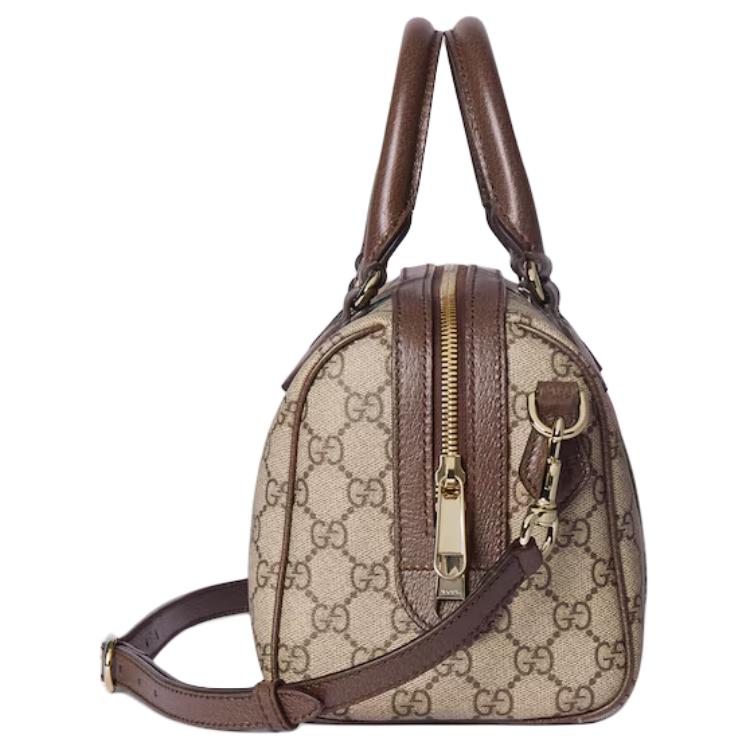 Женская сумка Gucci Ophidia (коричневая) — фото 3