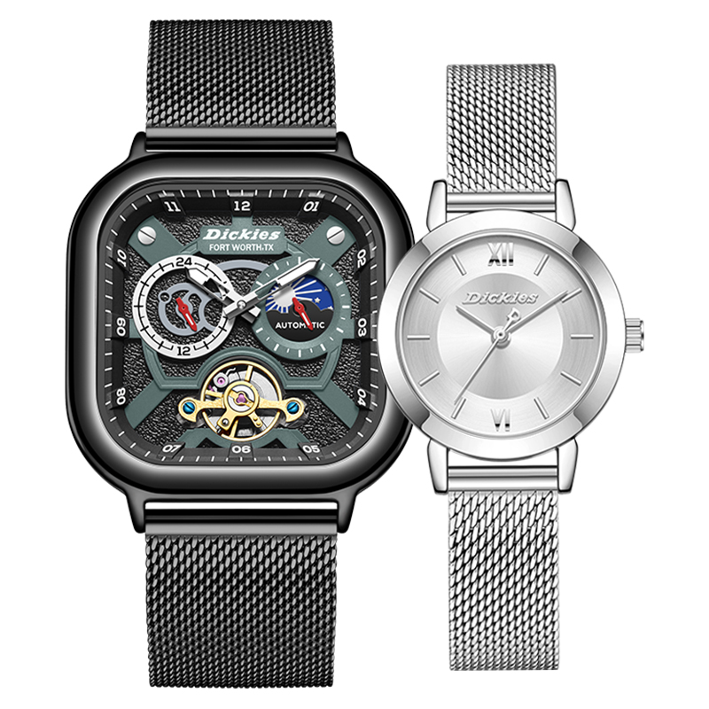 Унисекс часы Dickies Mechanical Watch (белые)