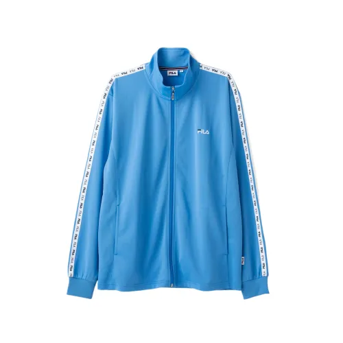FILA Jackets Men's Blue Stand Collar Moderate Other