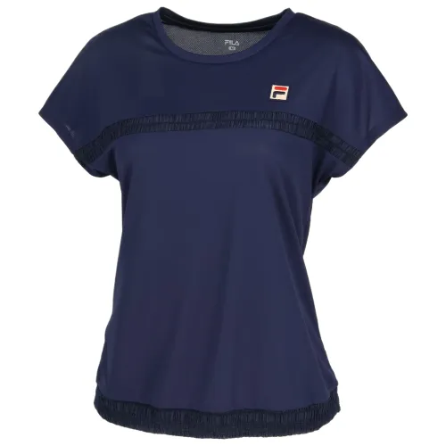 FILA Shirts Women's Navy Crew Neck Moderate
