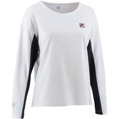 FILA Drop Shoulder Sleeve T Shirt Women's
