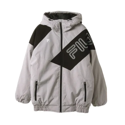 FILA Jackets Men's Gray Hooded Moderate Other