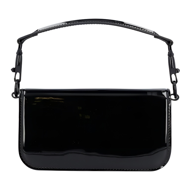 Женская сумка Valentino VLogo (черная) — фото 3